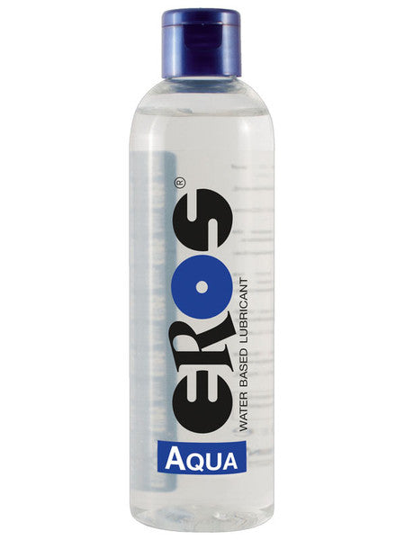Eros Aqua Water Based Lubricant Bottle - 250 ml - Club X